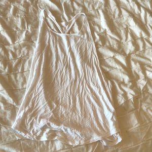 White Exercise Top